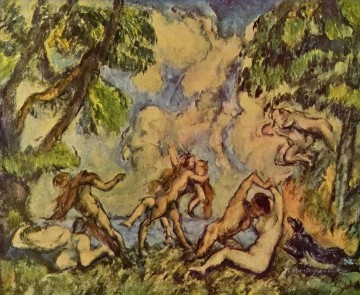  Batalla Lienzo - Bacanal La batalla del amor Paul Cezanne